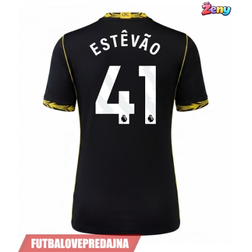 Lacne Ženy Futbalové dres Chelsea Estevao Willian #41 2026-27 Krátky Rukáv - Preč